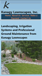 Mobile Screenshot of kanagylawns.com